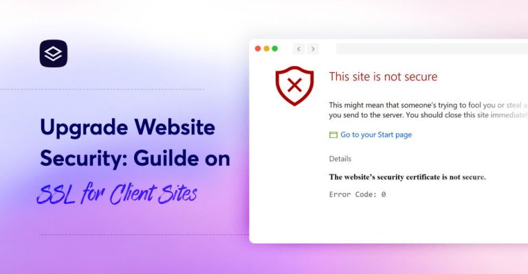 Upgrade Website Security