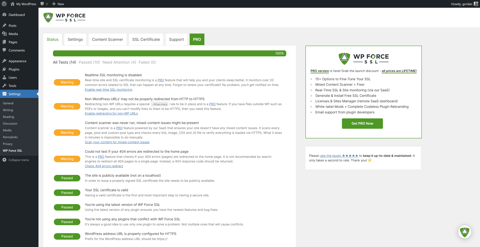 Wp Force Ssl Features