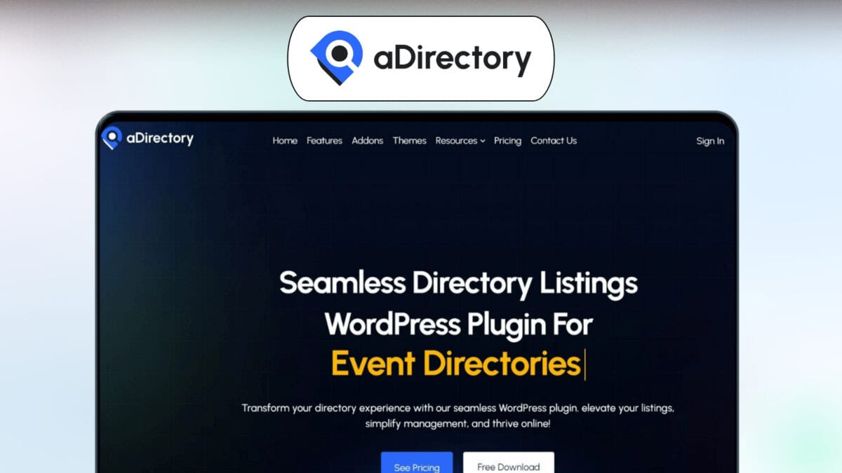 Adirectory Lifetime Deal | Directory Listings Wordpress Plugin,