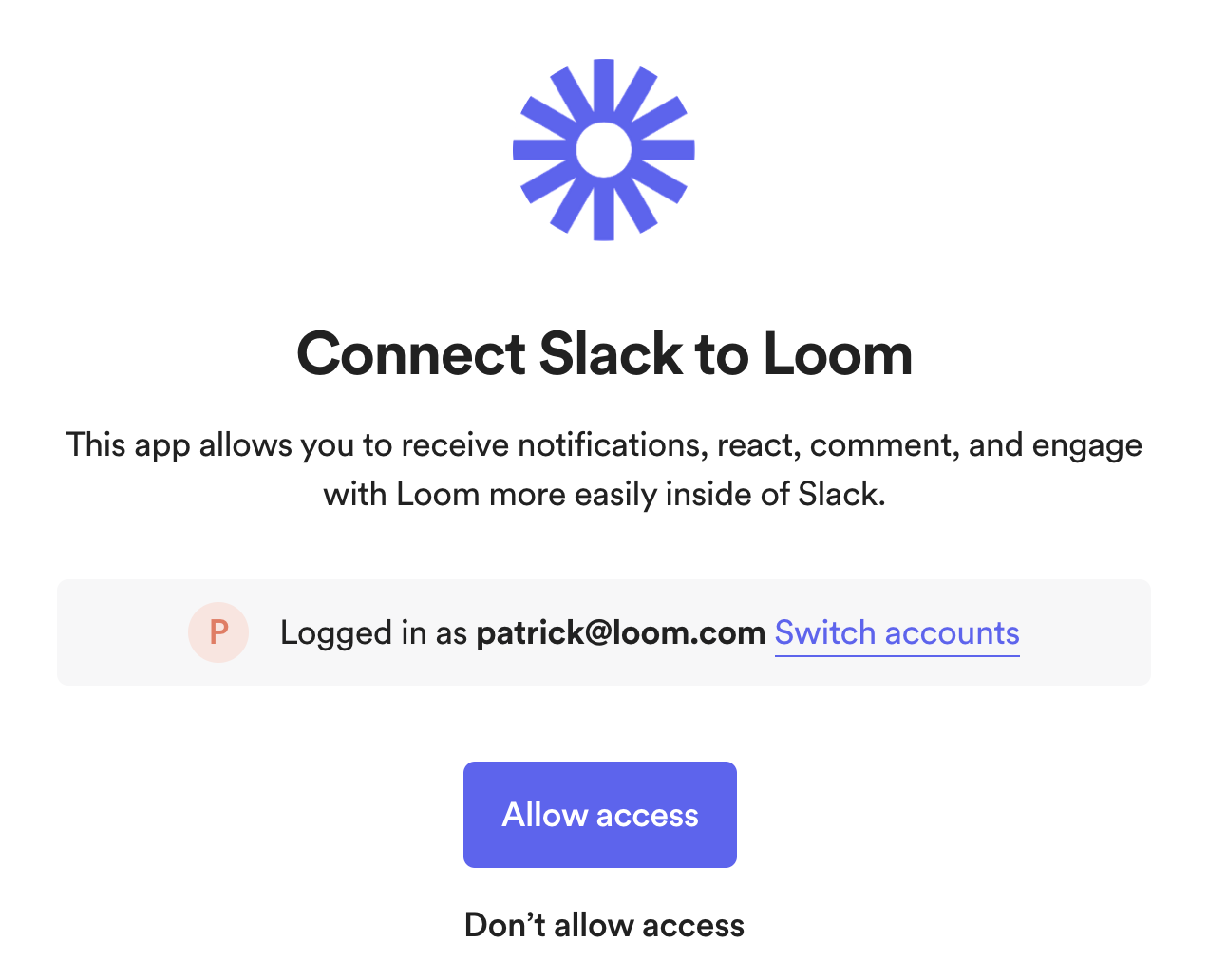Loom Integrations