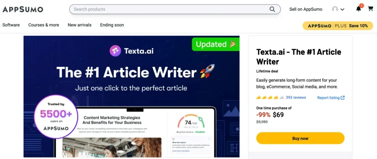 Textaai Lifetime Deal