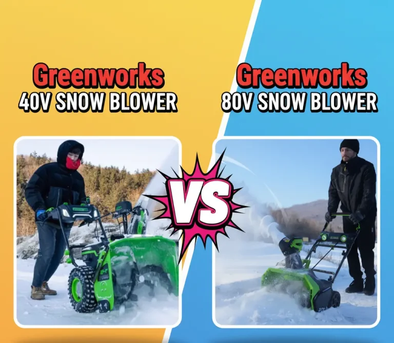 40V vs 80V Snow Blower
